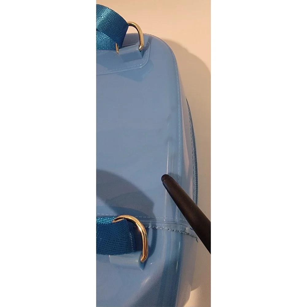 NWT Deluxity Los Angeles Mini Powder Blue Jelly Backpack Bag